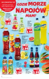 Gazetka promocyjna Kaufland - OFERTA TYGODNIA - Gazetka - ważna od 13.07 do 13.07.2022 - strona 32 - produkty: Sok, Gra, Lemoniada, Grappa, Ice tea, Napoje, Paola, Leon, Napój gazowany, Tymbark, Syrop, Napój niegazowany, Woda, Napój