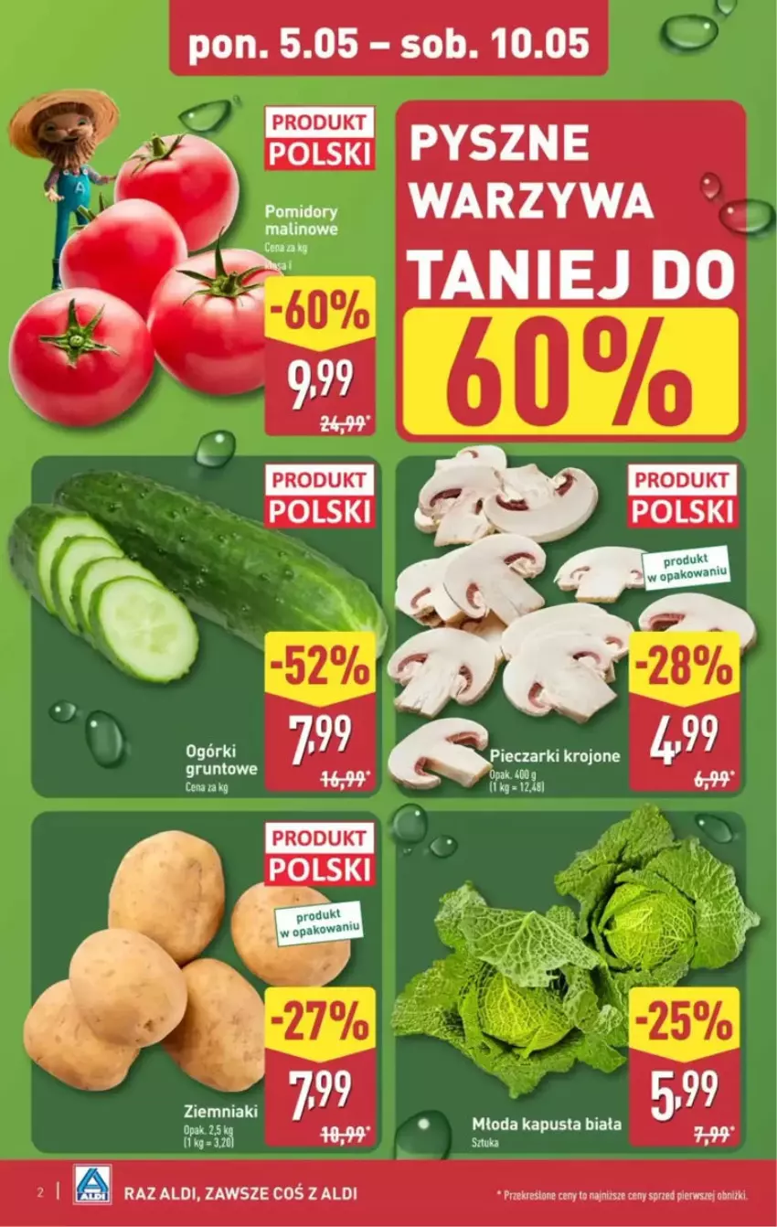 Gazetka promocyjna Aldi - ważna 05.05 do 10.05.2025 - strona 12 - produkty: Warzywa