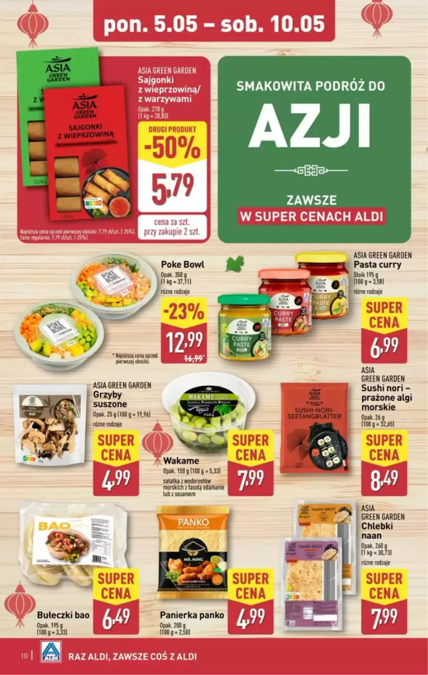 Gazetka promocyjna Aldi - ważna 05.05 do 10.05.2025 - strona 2 - produkty: Bułeczki, Chleb, Grzyby, LG, Smakowita, Sushi