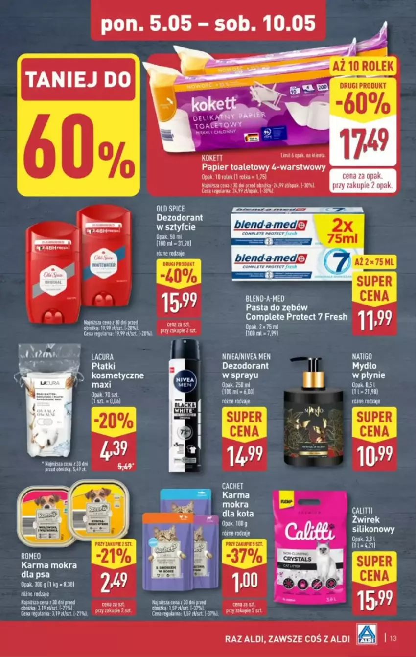 Gazetka promocyjna Aldi - ważna 05.05 do 10.05.2025 - strona 5 - produkty: Dezodorant, Old Spice, Papier, Papier toaletowy