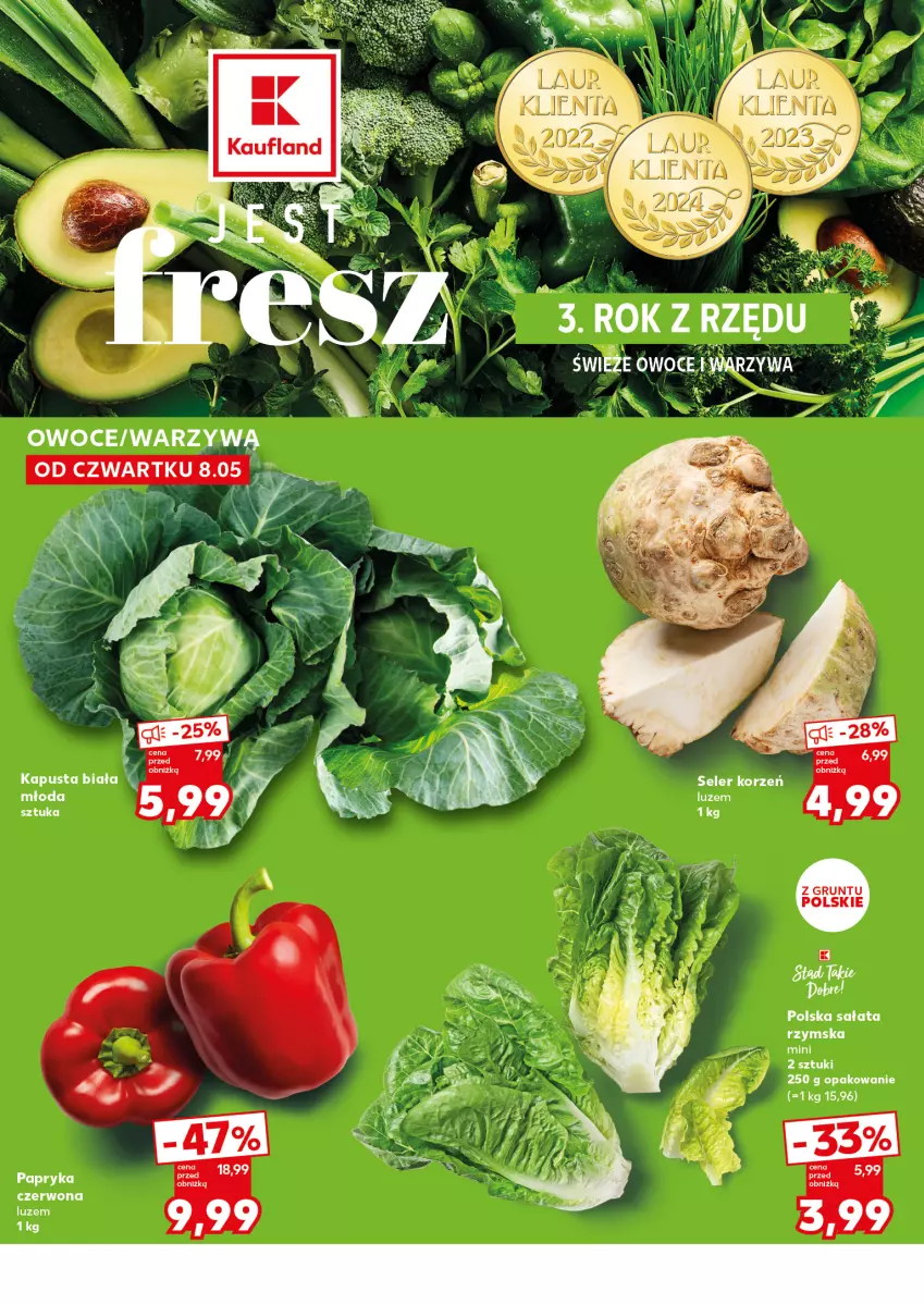 Gazetka promocyjna Kaufland - Mocny Start - ważna 12.05 do 14.05.2025 - strona 16 - produkty: Grunt, Papryka, Sałat, Seler korzeń