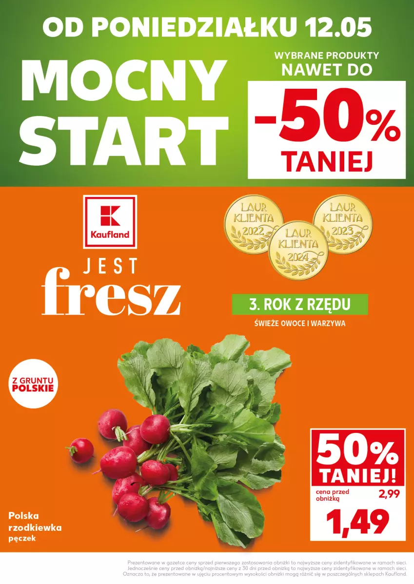 Gazetka promocyjna Kaufland - Mocny Start - ważna 12.05 do 14.05.2025 - strona 2 - produkty: Grunt, Owoce, Rzodkiewka, Warzywa