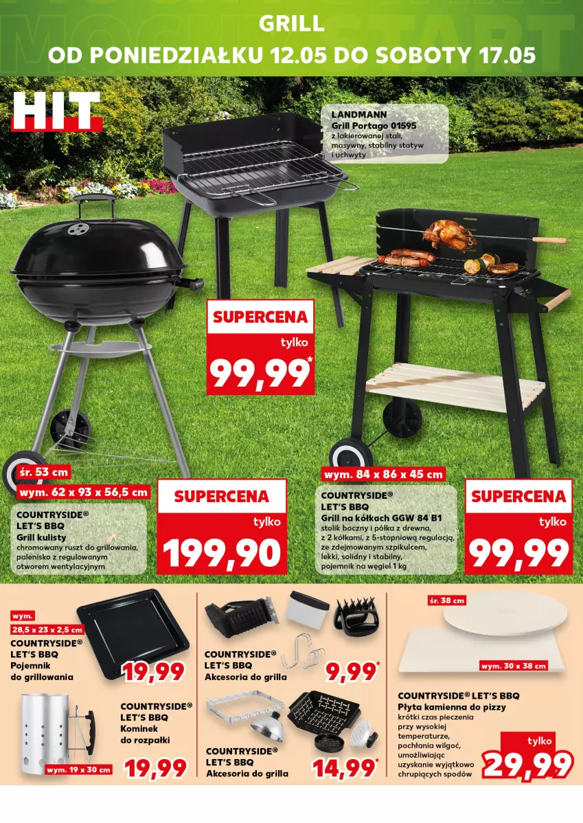 Gazetka promocyjna Kaufland - Mocny Start - ważna 12.05 do 14.05.2025 - strona 34 - produkty: Grill, Kominek, Lakier, Palenisko, Piec, Płyta, Pojemnik, Półka, Por, Sok, Stolik, Tago, Top, Uchwyty