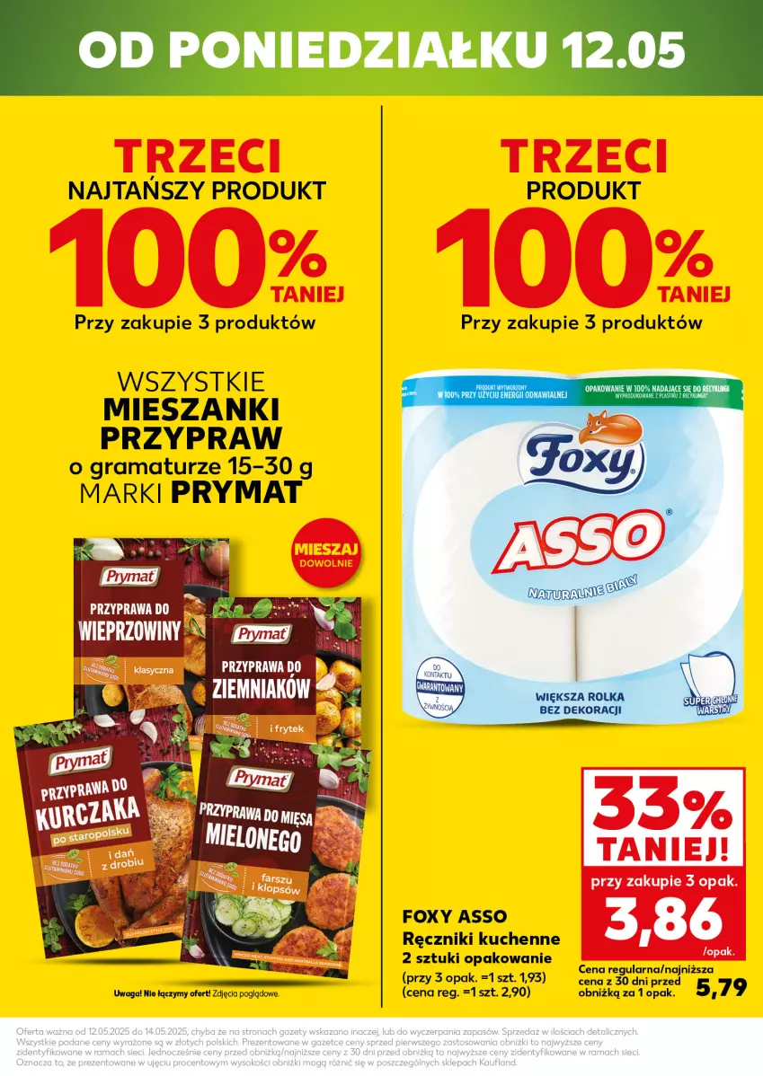 Gazetka promocyjna Kaufland - Mocny Start - ważna 12.05 do 14.05.2025 - strona 7 - produkty: Foxy, Gra, Prymat, Rama, Ręcznik, Waga