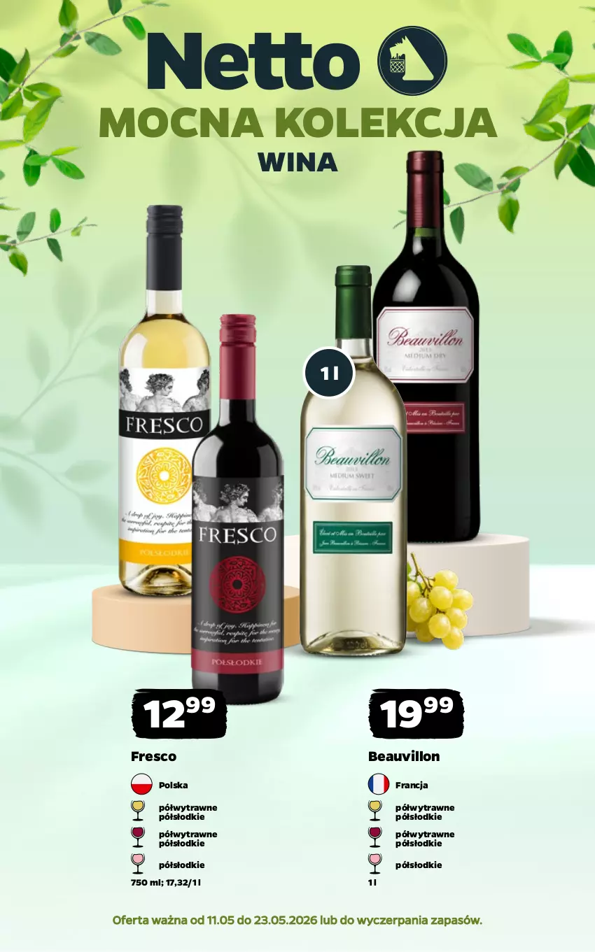 Gazetka promocyjna Netto - Alkohole - Mocne - ważna 11.05 do 23.05.2026 - strona 1 - produkty: Fresco