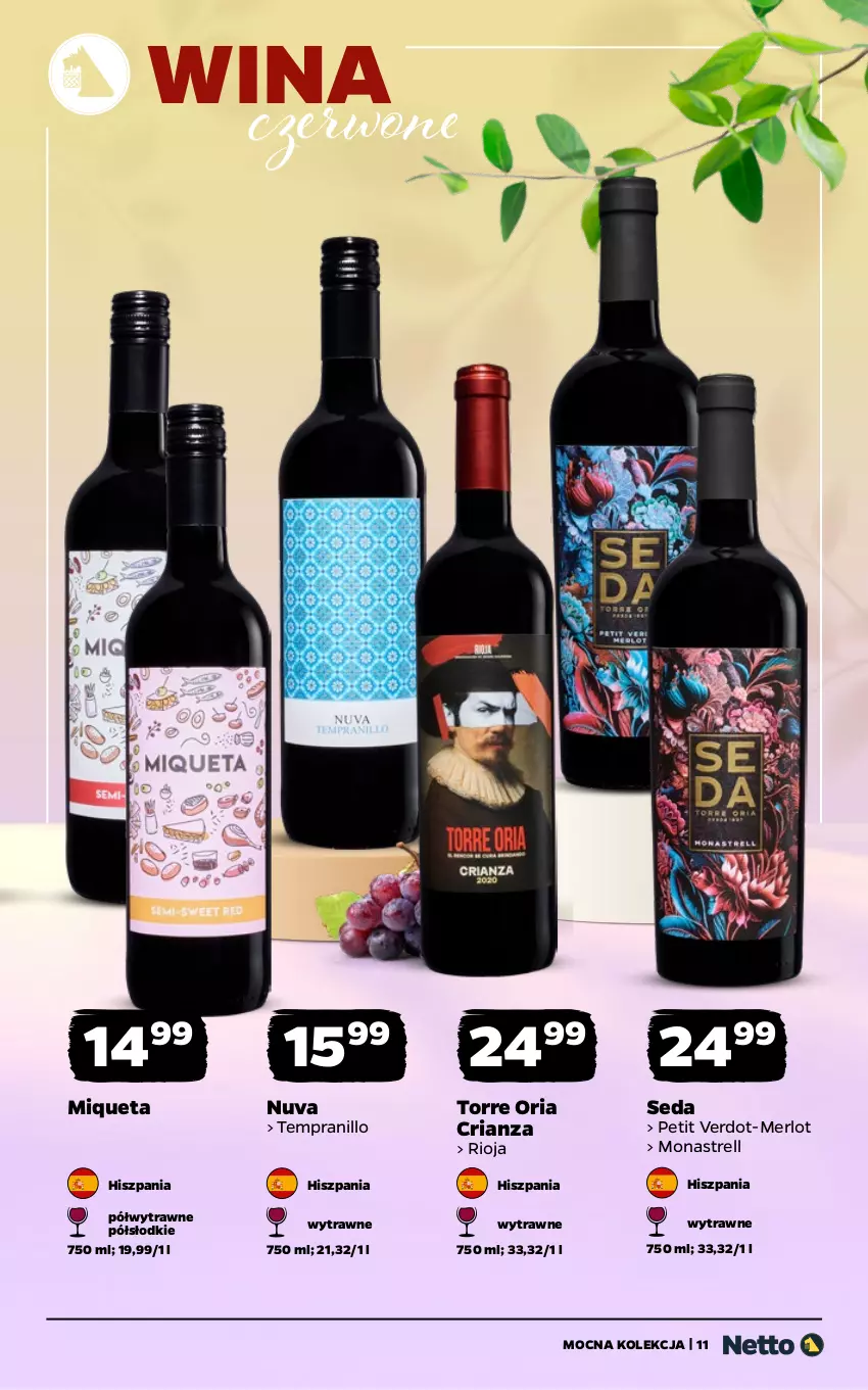 Gazetka promocyjna Netto - Alkohole - Mocne - ważna 11.05 do 23.05.2026 - strona 11 - produkty: Merlot, Rioja