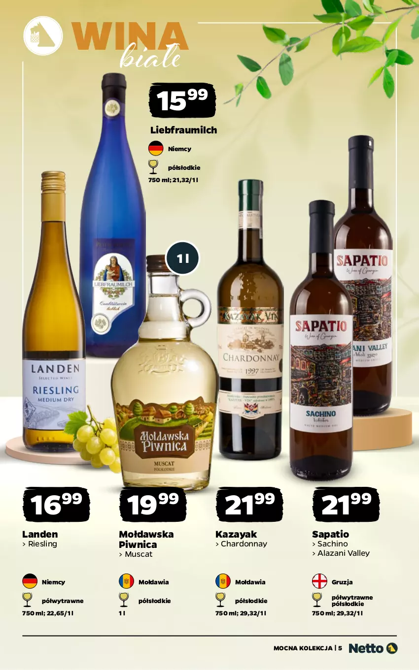 Gazetka promocyjna Netto - Alkohole - Mocne - ważna 11.05 do 23.05.2026 - strona 5 - produkty: Chardonnay, Mus