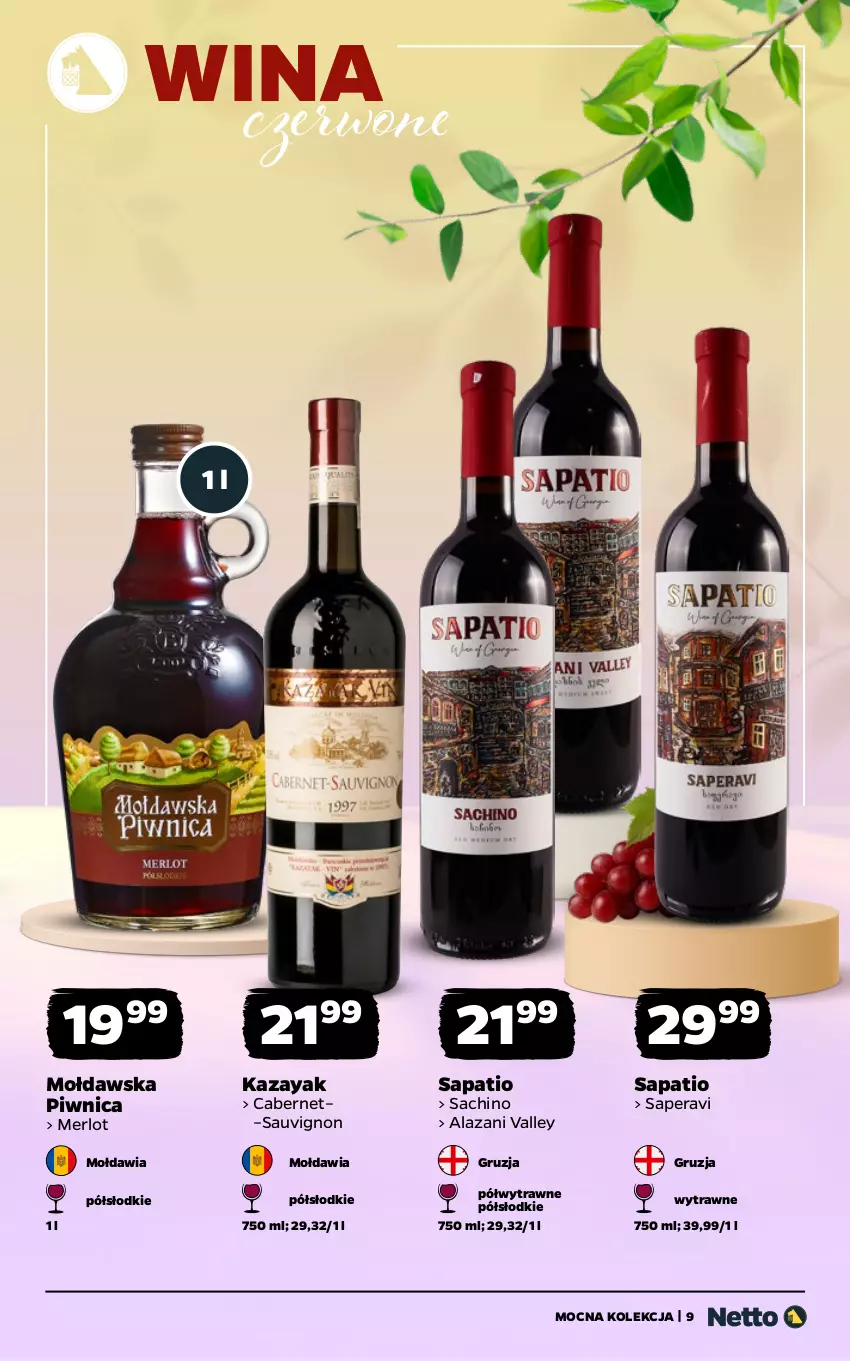 Gazetka promocyjna Netto - Alkohole - Mocne - ważna 11.05 do 23.05.2026 - strona 9 - produkty: Merlot