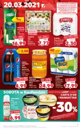 Gazetka promocyjna Kaufland - OFERTA TYGODNIA - Gazetka - ważna od 24.03 do 24.03.2021 - strona 3 - produkty: Piwa, Piwo, Ser, Mus, Gra, 7up, Papier, Jaja, Président, Mirinda, Carte d'Or, Papier toaletowy, Lody, Pepsi, Napój gazowany, Miód, Gouda, Waga, Napój