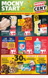 Gazetka promocyjna Kaufland - OFERTA TYGODNIA - Gazetka - ważna od 24.03 do 24.03.2021 - strona 56 - produkty: Kurczak, Ciastka, Ser, Coccolino, Cukier, Parówki, Proszek do prania, Ziemniaki, Tusz, Wafle, Płyn do płukania, Morliny, Cukierki, Waga, Berlinki, Mleko