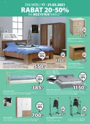 Gazetka promocyjna Jysk - Oferta tygodnia - Gazetka - ważna od 31.03 do 31.03.2021 - strona 9 - produkty: Ubrania, Sok, Stolik nocny, Rama, Stolik, Materac, Tera, Statyw na ubrania, Szafa, Rama łóżka, Meble, Fa