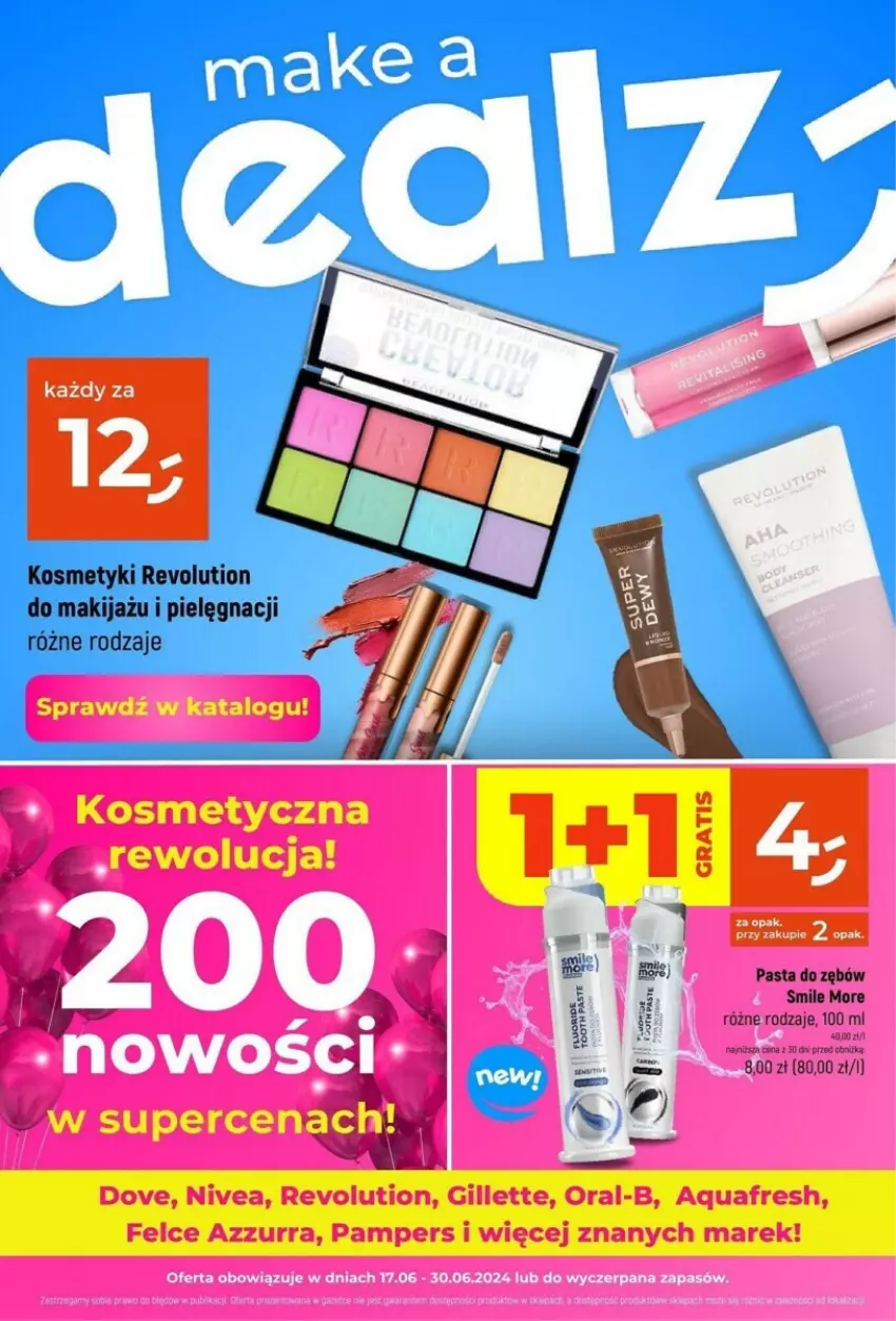 Gazetka promocyjna Dealz - ważna 17.06 do 30.06.2024 - strona 1 - produkty: Pasta do zębów