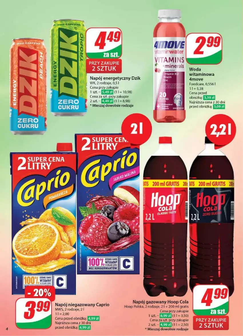 Gazetka promocyjna Dino - ważna 12.03 do 18.03.2025 - strona 34 - produkty: Gra, Hoop, Napój, Napój energetyczny, Napój gazowany, Napój niegazowany, Ser, Woda