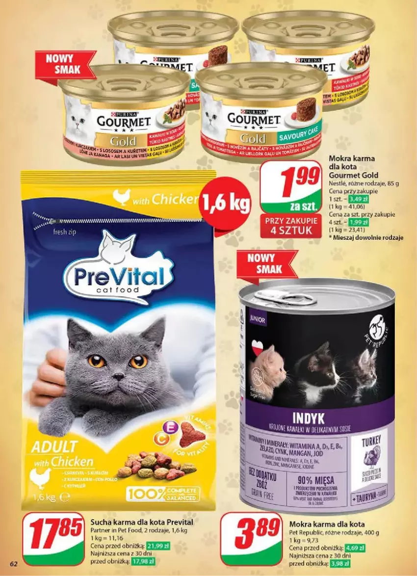 Gazetka promocyjna Dino - ważna 12.03 do 18.03.2025 - strona 59 - produkty: Gourmet Gold, Mokra karma, Pur, Purina, Sos