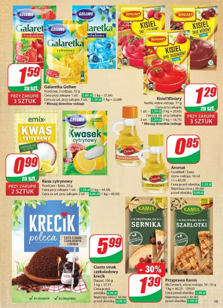 Gazetka promocyjna Dino - ważna 12.03 do 18.03.2025 - strona 7 - produkty: Fa, Gala, Galaretka, Kamis, Kisiel, LG, Ser, Winiary