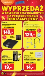 Gazetka promocyjna Lidl - GAZETKA - Gazetka - ważna od 23.07 do 23.07.2022 - strona 42 - produkty: Piec, Odkurzacz, Telefon, Zlew, Zlewozmywak, Biurko, Masażer, Silan, Bateria