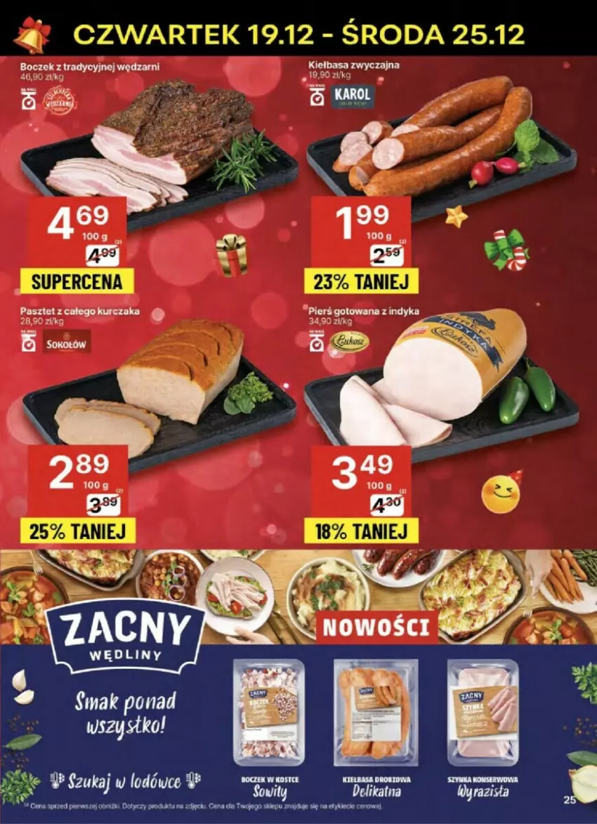 Gazetka promocyjna Delikatesy Centrum - ważna 19.12 do 25.12.2024 - strona 18 - produkty: Boczek