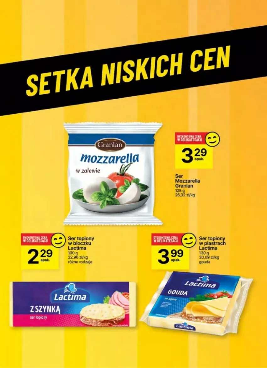 Gazetka promocyjna Delikatesy Centrum - ważna 19.12 do 25.12.2024 - strona 51 - produkty: Gouda, Gra, Mozzarella, Ser, Ser topiony, Top