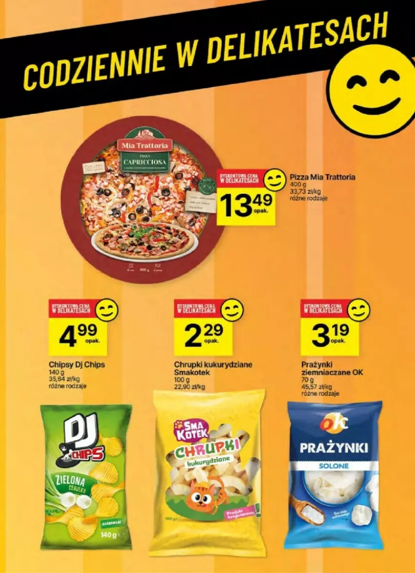 Gazetka promocyjna Delikatesy Centrum - ważna 19.12 do 25.12.2024 - strona 59 - produkty: Chipsy, Chrupki, Kotek, Pizza, Smakotek