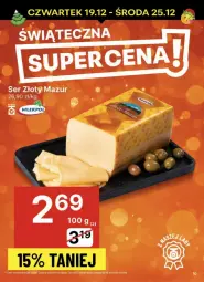 Gazetka promocyjna Delikatesy Centrum - Gazetka - ważna od 25.12 do 25.12.2024 - strona 2 - produkty: Ser, Złoty Mazur