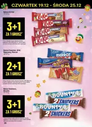 Gazetka promocyjna Delikatesy Centrum - Gazetka - ważna od 25.12 do 25.12.2024 - strona 30 - produkty: Kit Kat, Bounty, Snickers, Baton