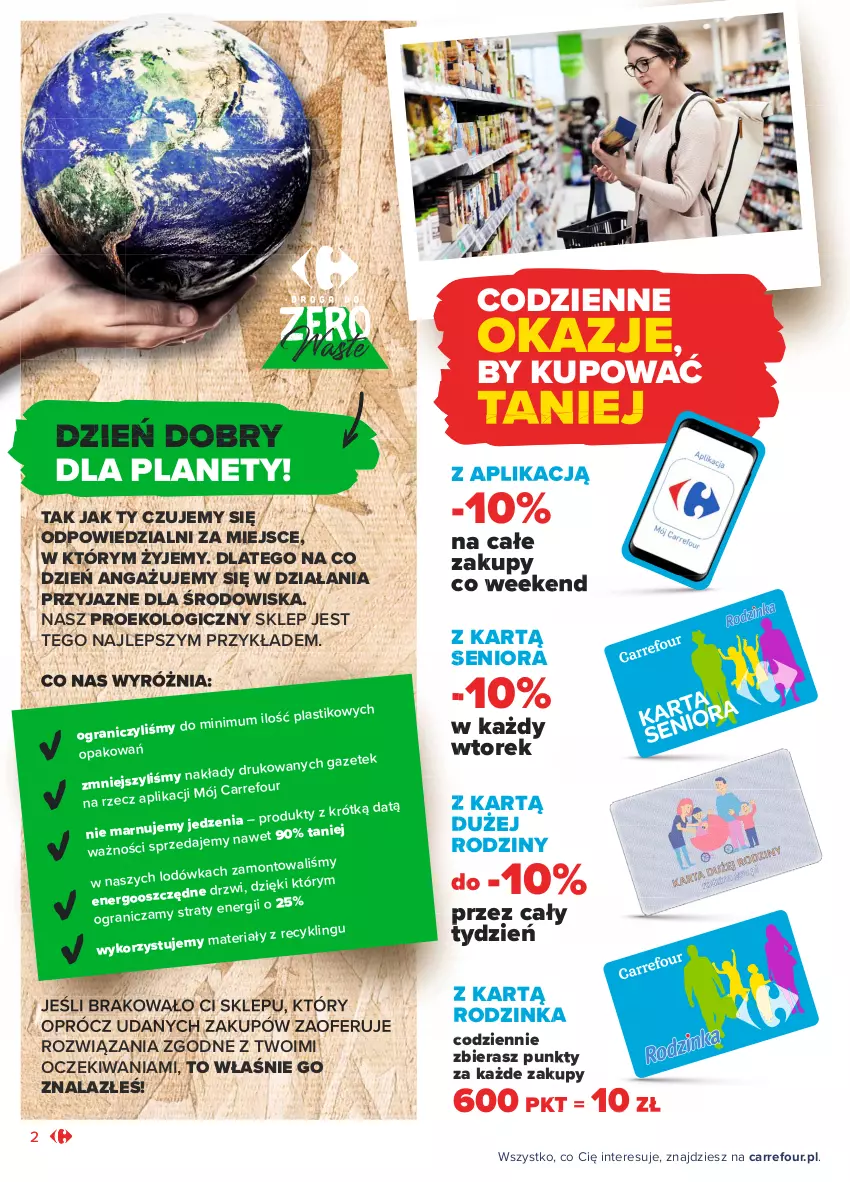 Gazetka promocyjna Carrefour - Gazetka Otwieramy się - ważna 22.06 do 03.07.2021 - strona 2 - produkty: Drzwi, Gra, Inka, O nas