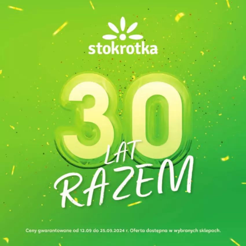 Gazetka promocyjna Stokrotka - 30 lat razem! - ważna 12.09.2023 do 25.09.2024 - strona 1