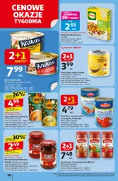 Gazetka promocyjna Auchan - Odlotowe ceny na start szkoły Hipermarket - Gazetka - ważna od 20.08 do 20.08.2025 - strona 28 - produkty: Koncentrat pomidorowy, Makaron, Sos, Ryż, Gra, Zupa, Rolnik, Podravka, Cenos, Pudliszki, Pomidory, Ryż biały, Kukurydza