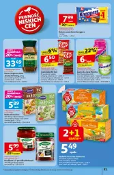 Gazetka promocyjna Auchan - Odlotowe ceny na start szkoły Hipermarket - Gazetka - ważna od 20.08 do 20.08.2025 - strona 31 - produkty: Kit Kat, Kawa rozpuszczalna, Gra, Kawa, Konfitura, Czekolada, Mentos, Baton, Knoppers, Jacobs, Herbapol, Babeczki, Fa