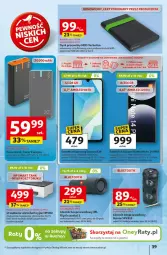 Gazetka promocyjna Auchan - Odlotowe ceny na start szkoły Hipermarket - Gazetka - ważna od 20.08 do 20.08.2025 - strona 39 - produkty: Redmi Note, Por, JBL, Acer, Amol, Głośnik, Kosz, Dysk przenośny, Tusz, Urządzenie wielofunkcyjne, Bateria, Samsung, Powerbank, Gala, Manta, Smartfon, HP