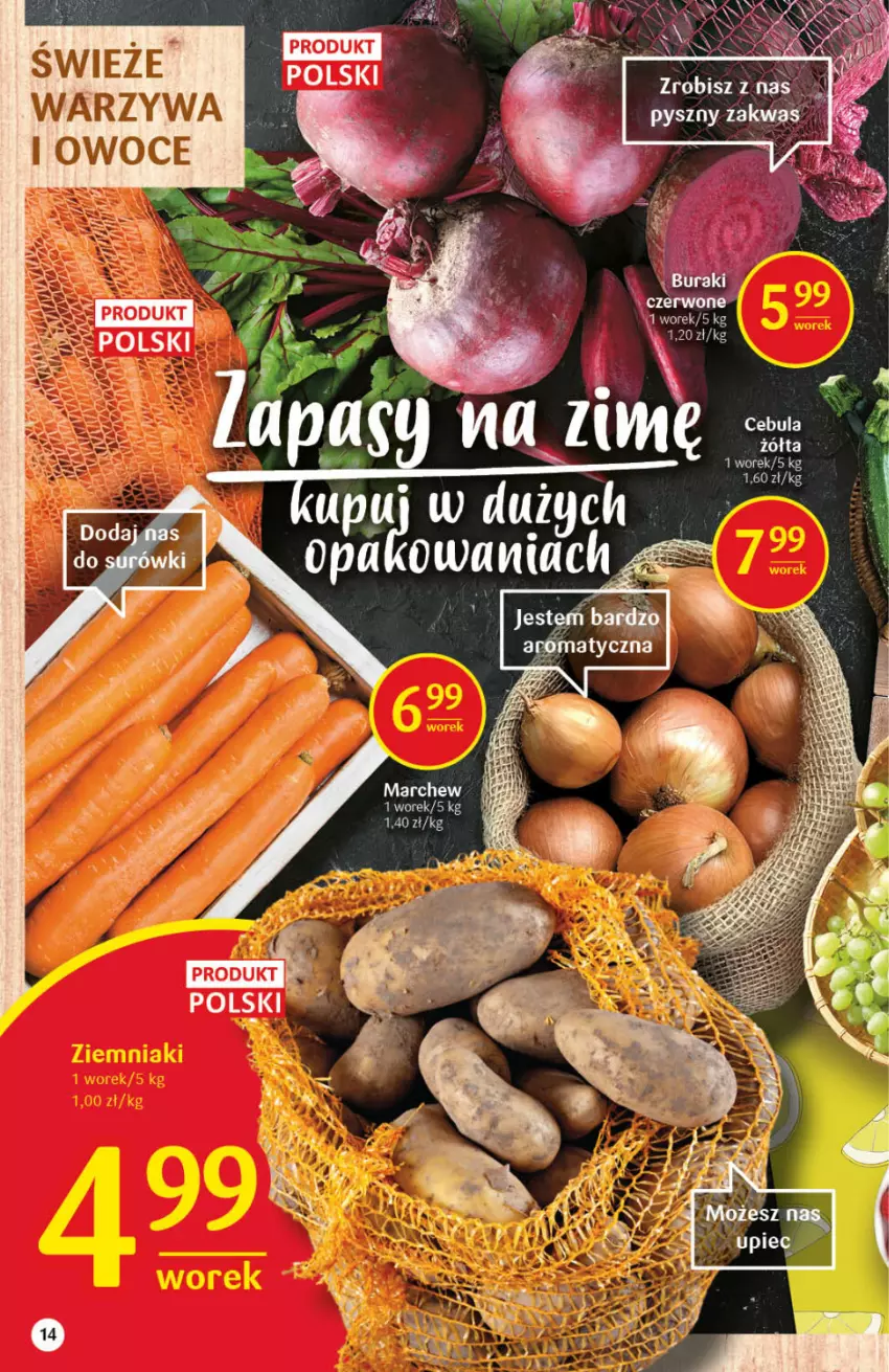 Gazetka promocyjna Delikatesy Centrum - Gazetka DC40 n. fresh - ważna 07.10 do 13.10.2021 - strona 14 - produkty: Warzywa