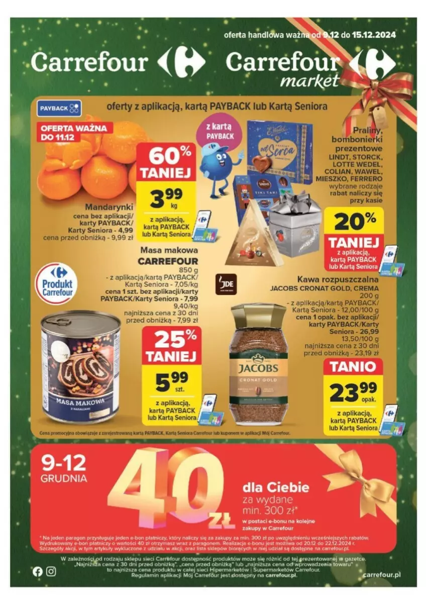 Gazetka promocyjna Carrefour - ważna 09.12 do 15.12.2024 - strona 1 - produkty: Fa, Olej