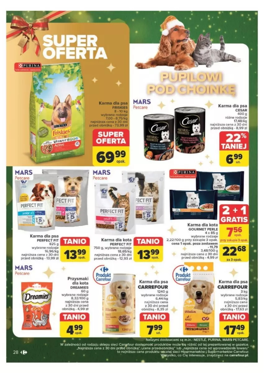 Gazetka promocyjna Carrefour - ważna 09.12 do 15.12.2024 - strona 21 - produkty: Body, Friskies, Mars, Przysmaki, Pur, Purina