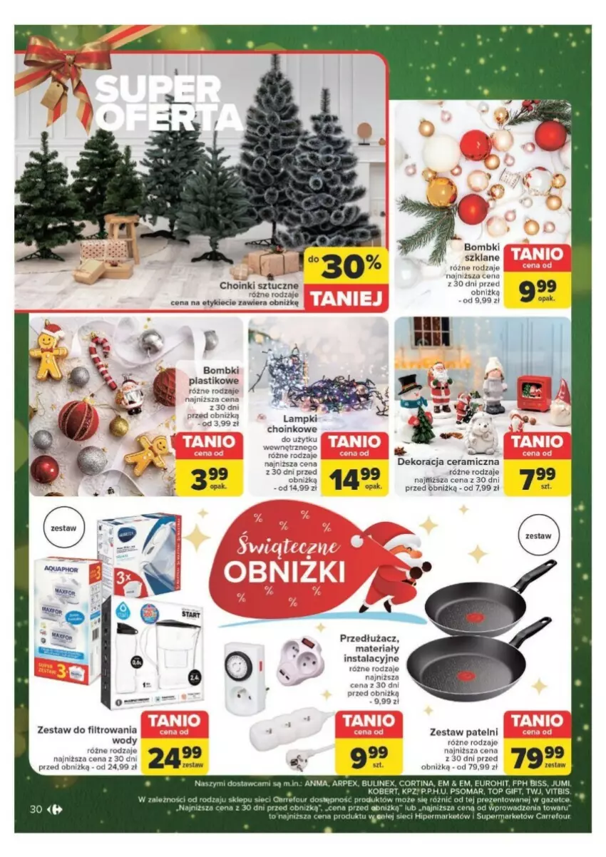 Gazetka promocyjna Carrefour - ważna 09.12 do 15.12.2024 - strona 24 - produkty: Bombki, Top