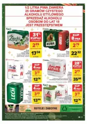 Gazetka promocyjna Carrefour - Gazetka - ważna od 15.12 do 15.12.2024 - strona 18 - produkty: Piwa, Piwo, Kasztelan, Tyskie, Lech Premium