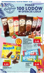 Gazetka promocyjna Lidl - GAZETKA - Gazetka - ważna od 12.05 do 12.05.2021 - strona 41 - produkty: Nesquik, Big Milk, Kawa, Lody