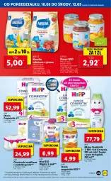 Gazetka promocyjna Lidl - GAZETKA - Gazetka - ważna od 12.05 do 12.05.2021 - strona 49 - produkty: Płyn do kąpieli, HiPP, Ser, Ryż, Mus, Gra, Jogurt, Chusteczki, Pudełko, Owoce, Deser, Nestlé, Mleko