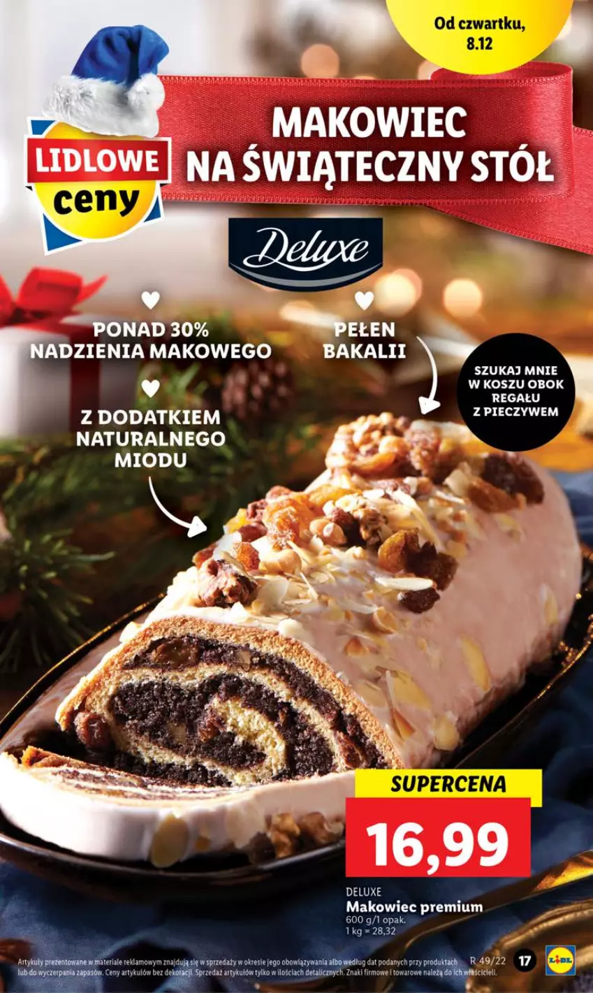 Gazetka promocyjna Lidl - GAZETKA - ważna 07.12 do 11.12.2022 - strona 19 - produkty: Makowiec, Piec, Regał