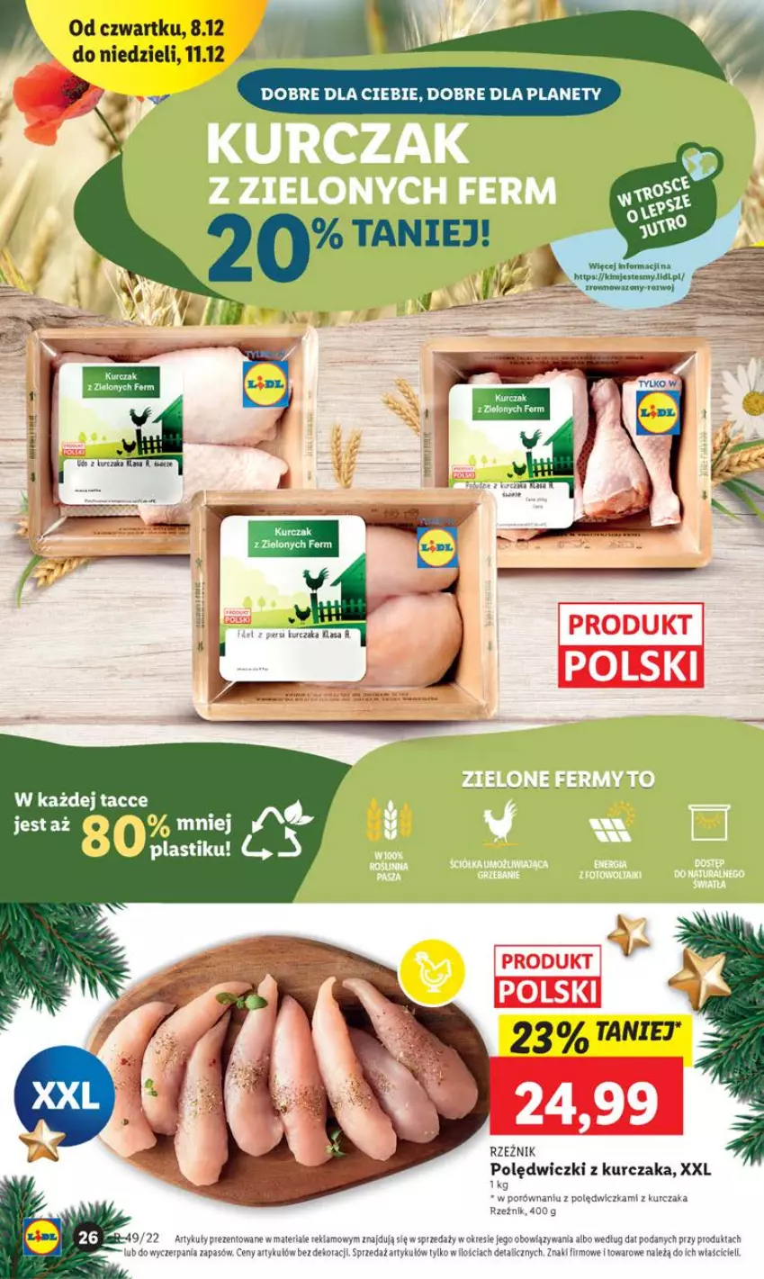 Gazetka promocyjna Lidl - GAZETKA - ważna 07.12 do 11.12.2022 - strona 28 - produkty: Kurczak, Polędwiczki z kurczaka, Por