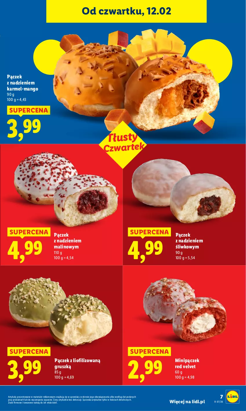 Gazetka promocyjna Lidl - GAZETKA - ważna 12.02 do 14.02.2026 - strona 7 - produkty: Mango, Pączek, Velvet