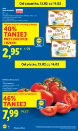 Gazetka promocyjna Lidl - GAZETKA - Gazetka - ważna od 14.02 do 14.02.2026 - strona 16 - produkty: Pilos, Masło, Pomidory