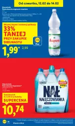 Gazetka promocyjna Lidl - GAZETKA - Gazetka - ważna od 14.02 do 14.02.2026 - strona 26 - produkty: Nałęczowianka, Mus, Muszynianka, Woda mineralna, Woda, Magnez