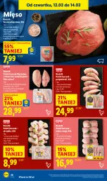 Gazetka promocyjna Lidl - GAZETKA - Gazetka - ważna od 14.02 do 14.02.2026 - strona 36 - produkty: Kurczak, Szynka wieprzowa, Szynka, Mięso