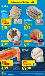 Gazetka promocyjna Lidl - GAZETKA - Gazetka - ważna od 14.02 do 14.02.2026 - strona 40 - produkty: Polędwica, Top, Stek, Tusz, Tuńczyk, Mintaj, Dorsz, Sandacz
