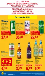 Gazetka promocyjna Lidl - GAZETKA - Gazetka - ważna od 14.02 do 14.02.2026 - strona 56 - produkty: Piwa, Gra, Kasztelan, Carlsberg, Limonka, Lech Premium, Imbir