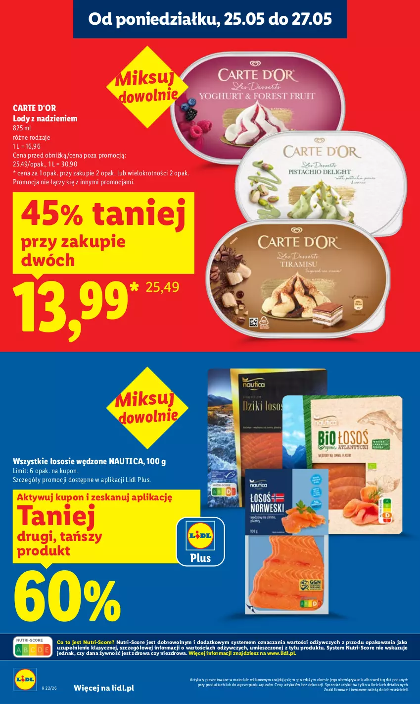 Gazetka promocyjna Lidl - Gazetka ważna od 25.05 do 27.05 - ważna 25.05 do 27.05.2026 - strona 20 - produkty: Carte d'Or, Lody, Sos