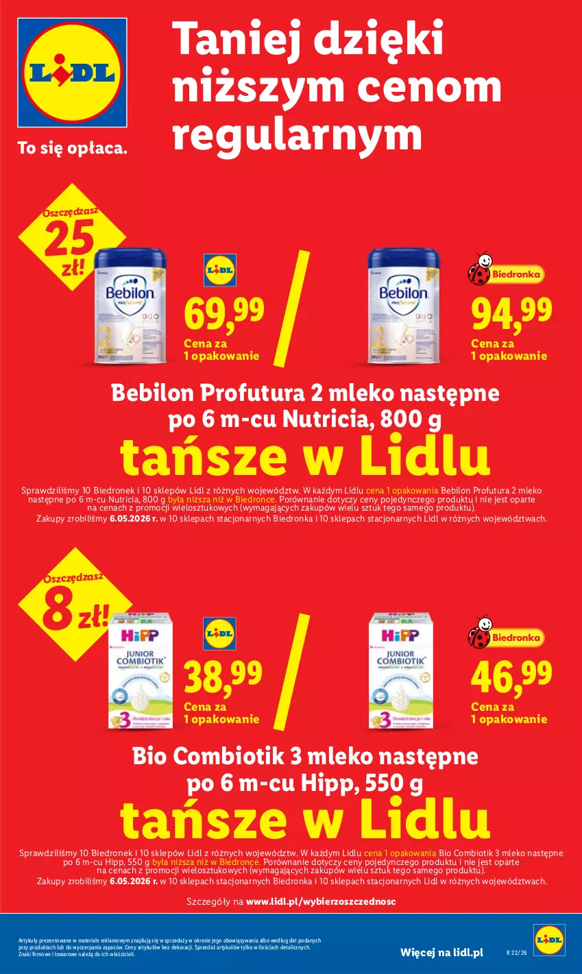 Gazetka promocyjna Lidl - Gazetka ważna od 25.05 do 27.05 - ważna 25.05 do 27.05.2026 - strona 27 - produkty: BEBILON, HiPP, Mleko, O nas, Por