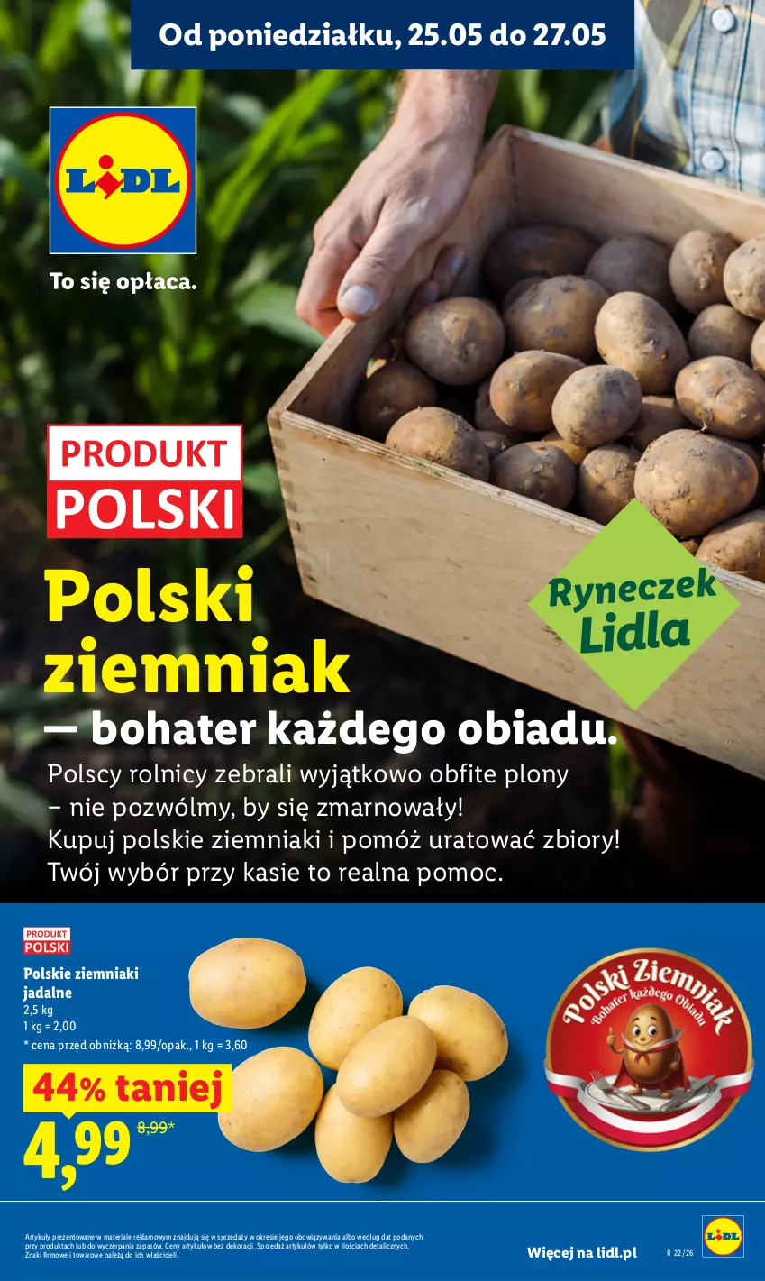Gazetka promocyjna Lidl - Gazetka ważna od 25.05 do 27.05 - ważna 25.05 do 27.05.2026 - strona 39 - produkty: Ziemniaki