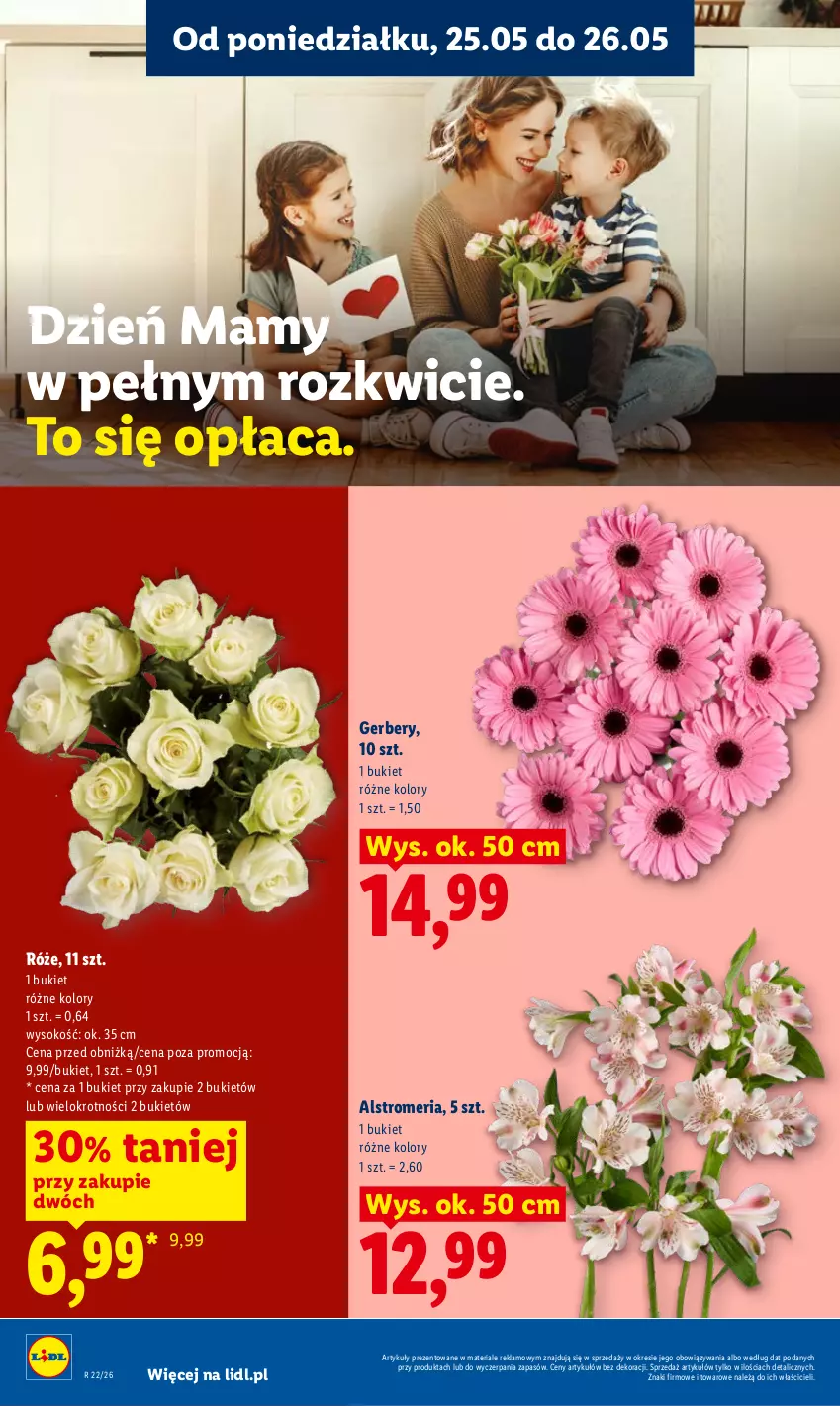 Gazetka promocyjna Lidl - Gazetka ważna od 25.05 do 27.05 - ważna 25.05 do 27.05.2026 - strona 4 - produkty: Bukiet, Gerber, Sok
