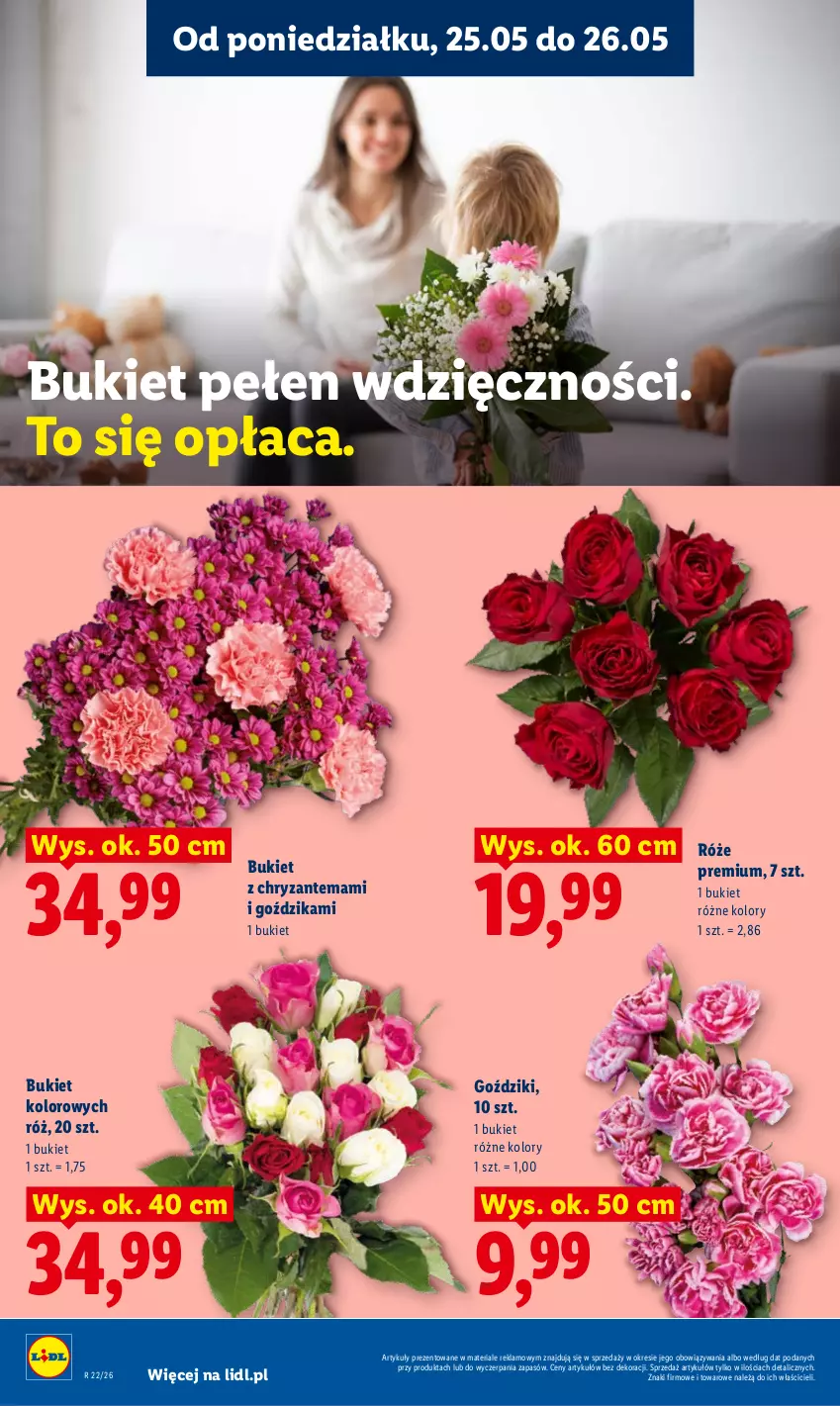 Gazetka promocyjna Lidl - Gazetka ważna od 25.05 do 27.05 - ważna 25.05 do 27.05.2026 - strona 6 - produkty: Bukiet, Chryzantema